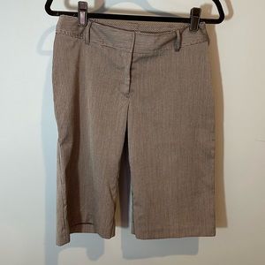 Worthington Modern Fit Suit Board Shorts in Grey Stripes